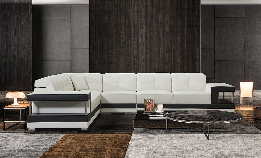 Kevlar - L - Leather Sofa Lounge Set